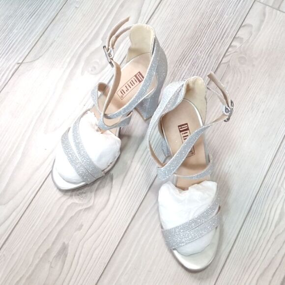 (21-3549) IDIFU Women's Chunky High Heel Sandal Sz 5.5 - Picture 4 of 12